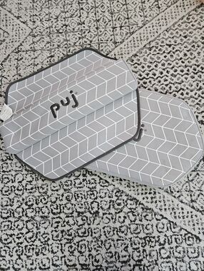 Puj Baby Bath Kneeler Set In Gray